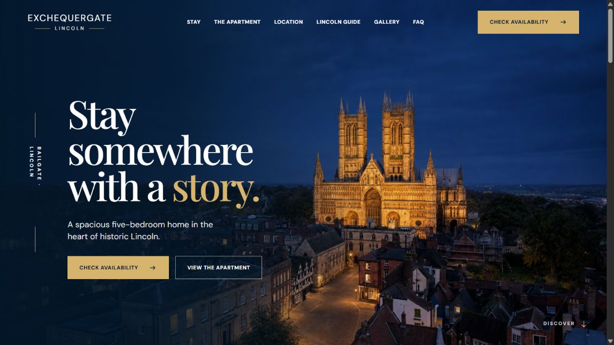 Stay Exchequergate website homepage